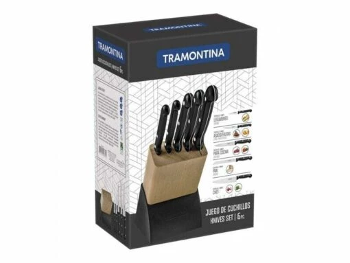 Tramontina Ultracorte 6-Piece Block Set, Black 23899/077 -Victorinox Verkaufsgeschäft 390d181eef7578ab082381bb9f74c0d1