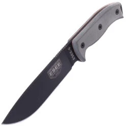 ESEE Knives ESEE-6P-KO Model 6 Black Blade, Grey Handle Survival Knife Without Sheath -Victorinox Verkaufsgeschäft 870d7d438fb1018ea9952e6046fd0e71