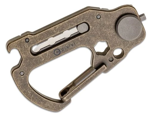 Civivi Polymorph Bronze Titanium Carabiner Keychain Multi-Tool C20045-2 -Victorinox Verkaufsgeschäft 8db1319e0c4e958167eddf8f36480727