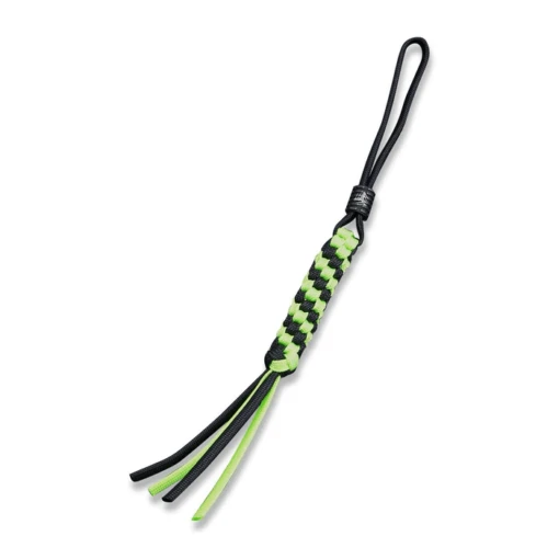 WE Knife Green/Black Tied Paracord Lanyard Black Round Ti Bead A-01D -Victorinox Verkaufsgeschäft b7b9713807b073c8cbef1835c870afa9